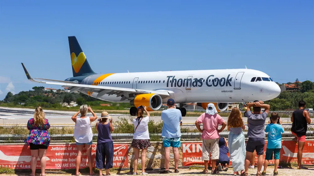 Thomas Cook travel provider shutdown.